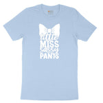 Little Miss Sassy Pants Toddler Short Sleeve Tee - Light Blue