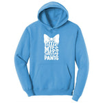 Little Miss Sassy Pants Youth Hoodie - Aquatic Blue
