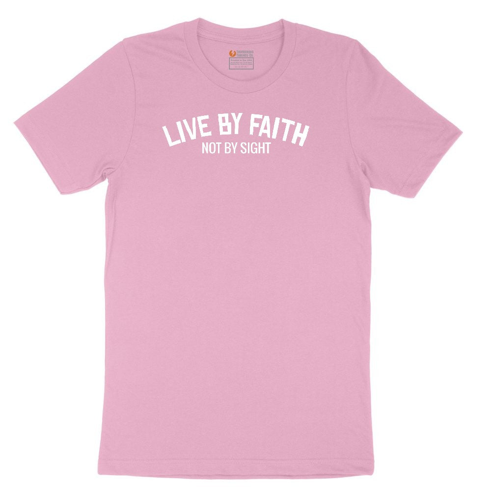 Live By Faith Youth Short Sleeve Tee - Candy Pink