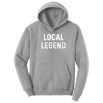 Local Legend - Mens & Ladies T-Shirt Hoodie - Athletic Heather