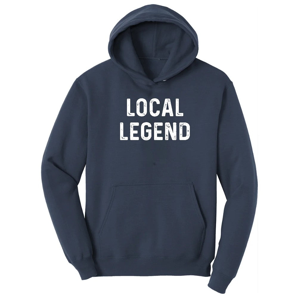 Local Legend - Mens & Ladies T-Shirt Hoodie - Navy
