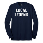Local Legend - Mens & Ladies T-Shirt Long Sleeve Tee - Navy