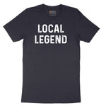 Local Legend - Mens & Ladies T-Shirt Short Sleeve Tee - Deep Navy