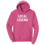 Local Legend - Mens & Ladies T-Shirt Youth Hoodie - Sangria