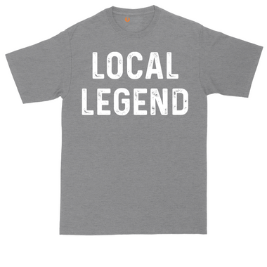 Local Legend tall t-shirt for men in Heather Navy