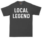 Local Legend tall t-shirt for men in Dark Heather Grey