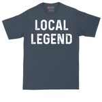 Local Legend tall t-shirt for men in Heather Navy