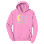 Love You to the Moon and Back Toddler Hoodie - Candy Pink