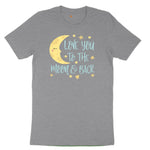 Love You to the Moon and Back Toddler Short Sleeve Tee - Athletic Heather