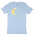Love You to the Moon and Back Toddler Short Sleeve Tee - Light Blue
