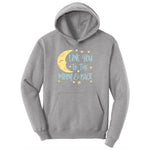 Love You to the Moon and Back Youth Hoodie - Athletic Heather