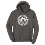 Lucky Fishing Shirt Do Not Wash hoodie - Charcoal