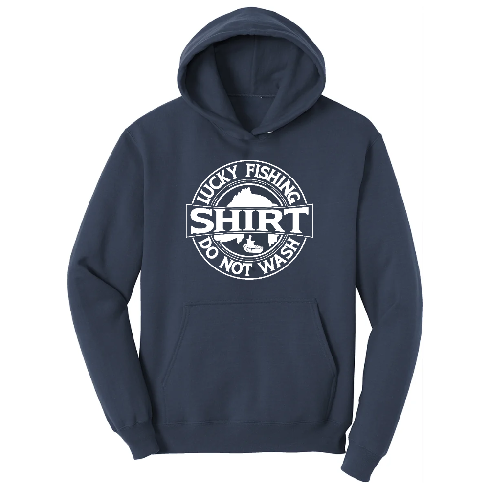 Lucky Fishing Shirt Do Not Wash hoodie - Navy