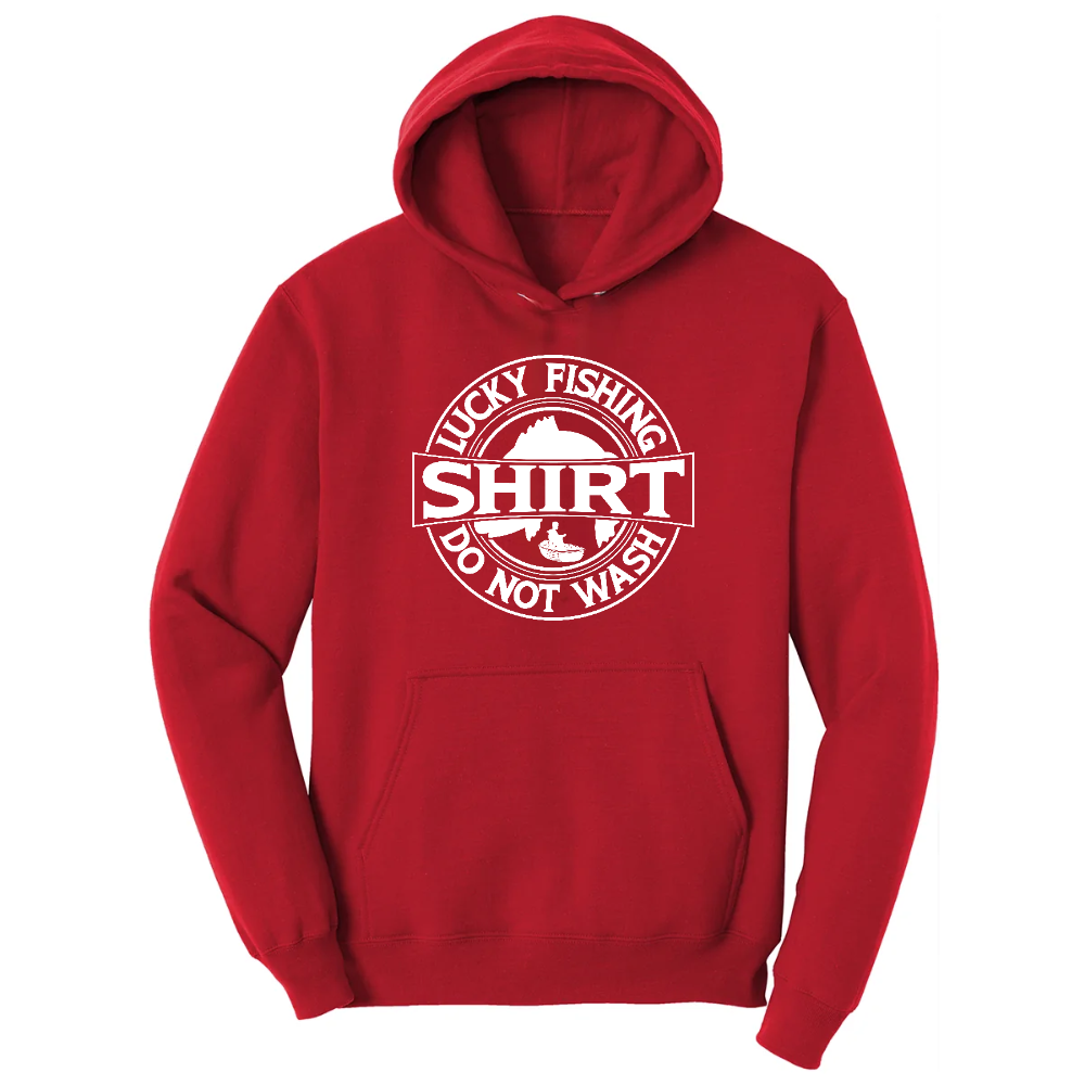 Lucky Fishing Shirt Do Not Wash hoodie - Red
