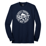 Lucky Fishing Shirt Do Not Wash long sleeve - Navy