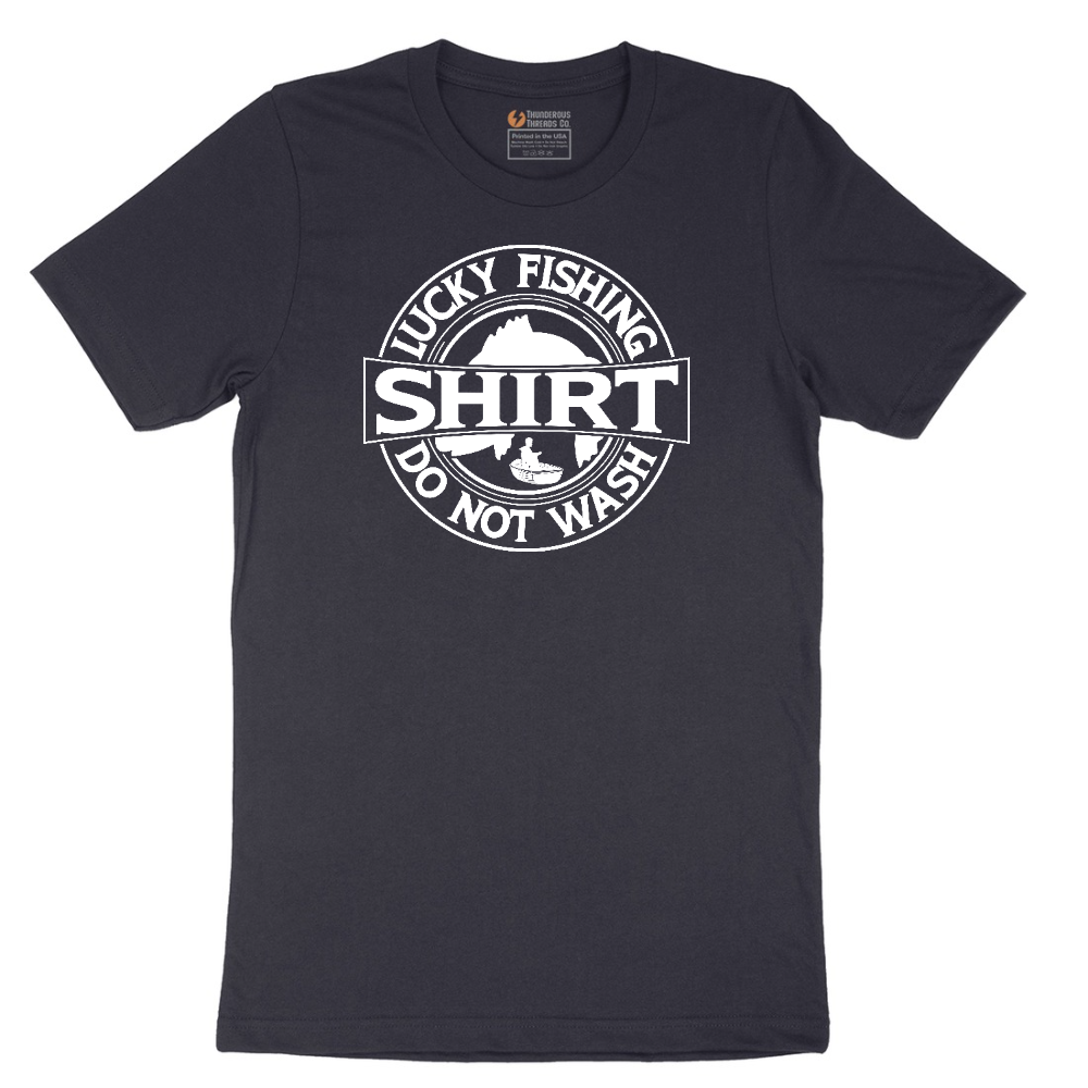 Lucky Fishing Shirt Do Not Wash tee - Deep Navy