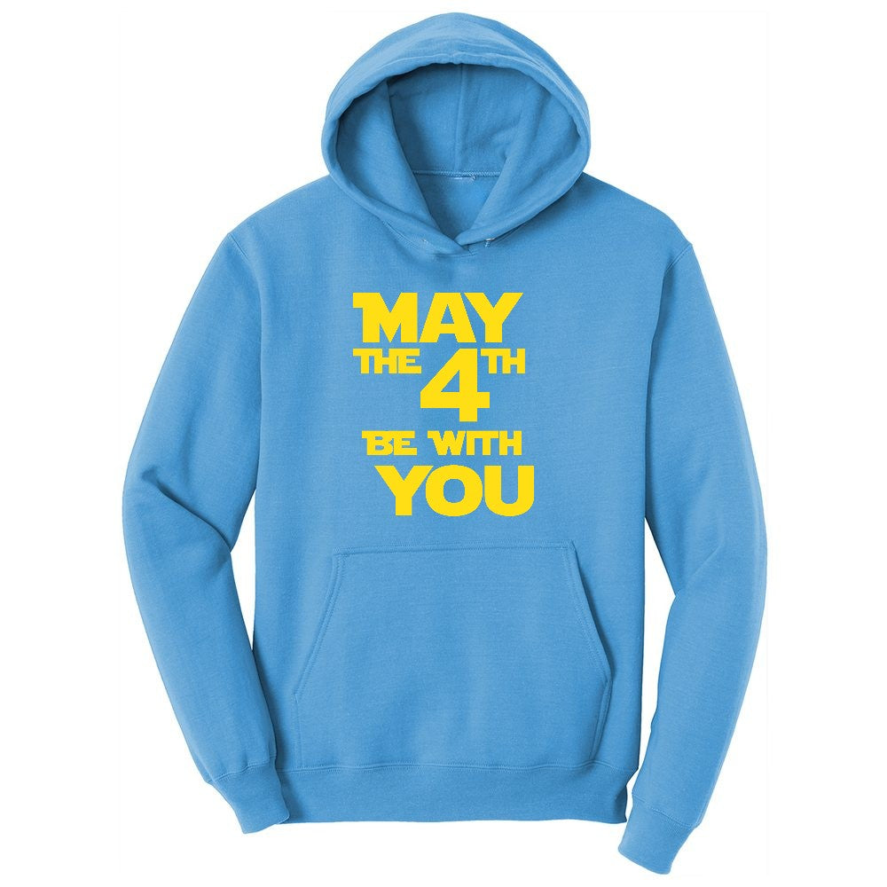 May the 4th Be With You Ladies Hoodie - Aquatic Blue