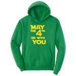May the 4th Be With You Ladies Hoodie - Kelly Green