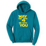 May the 4th Be With You Ladies Hoodie - Teal