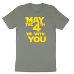 May the 4th Be With You Ladies Short Sleeve Tee - Bamboo Blackout