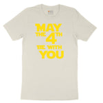 May the 4th Be With You Ladies Short Sleeve Tee - Natural Heather
