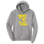 May the 4th Be With You Hoodie - Athletic Heather