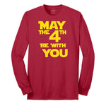May the 4th Be With You Long Sleeve Tee - Red