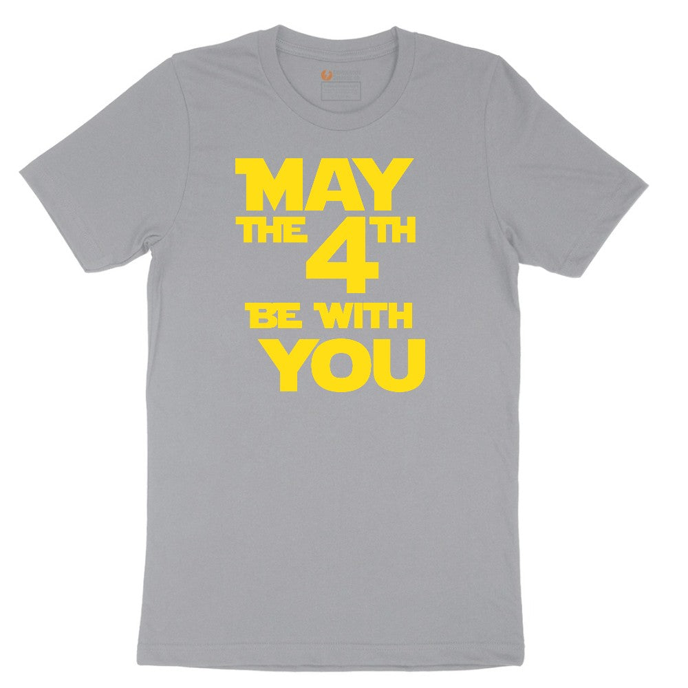 May the 4th Be With You Short Sleeve Tee - Athletic Heather Grey
