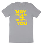 May the 4th Be With You Short Sleeve Tee - Athletic Heather Grey