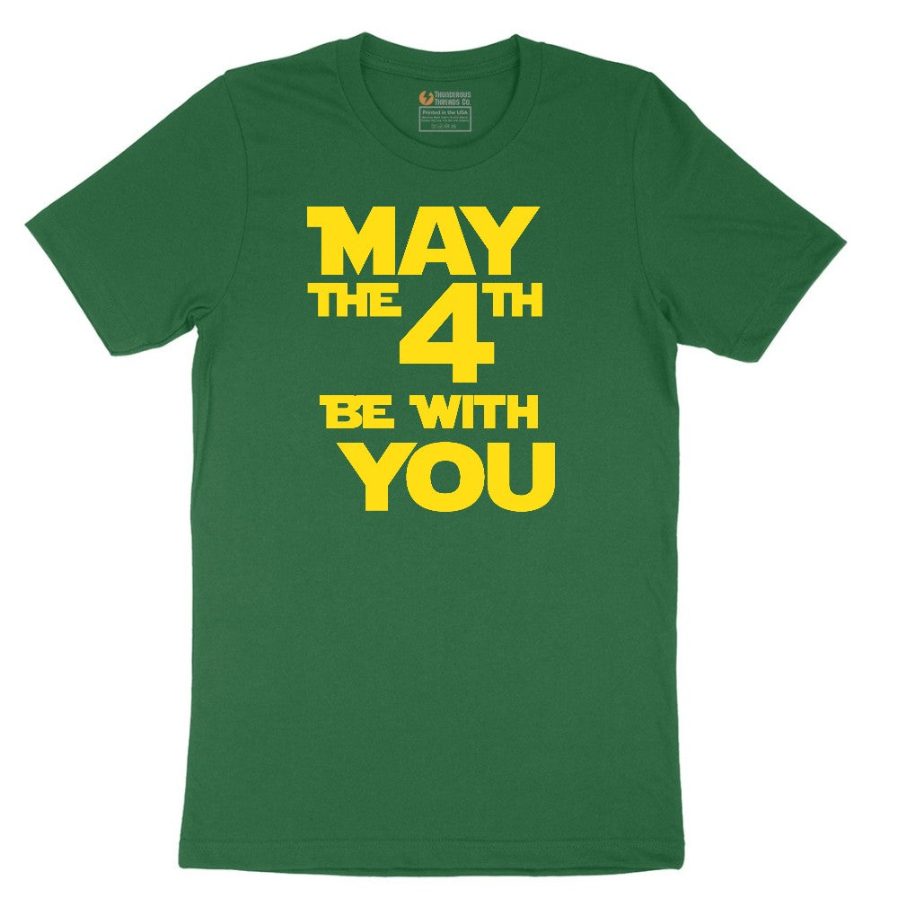 May the 4th Be With You Short Sleeve Tee - Athletic Kelly
