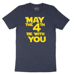 May the 4th Be With You Short Sleeve Tee - Heather Navy