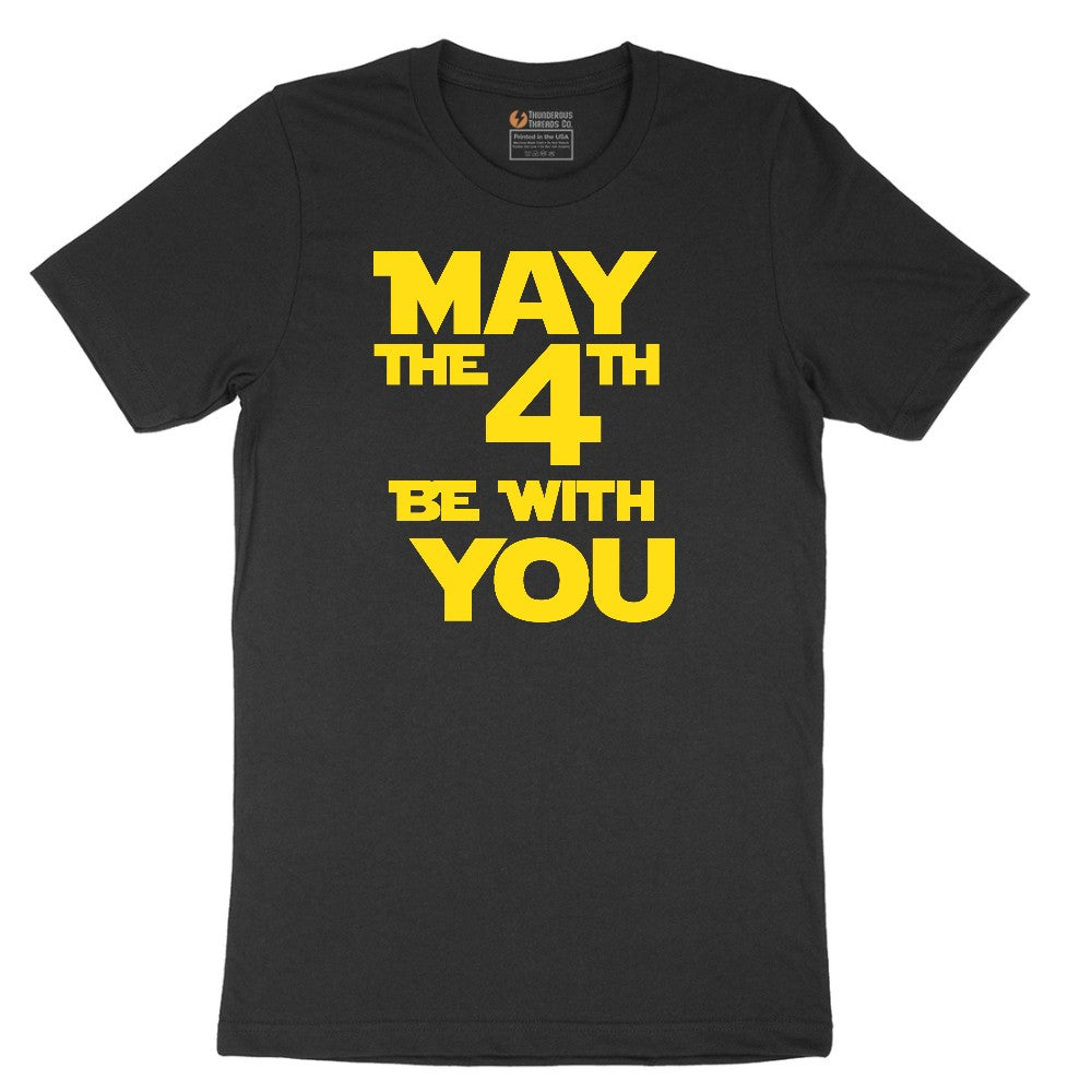 May the 4th Be With You Short Sleeve Tee - Jet Black