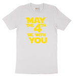 May the 4th Be With You Short Sleeve Tee - White