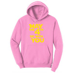 May the 4th Be With You Youth Hoodie - Candy Pink