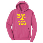 May the 4th Be With You Youth Hoodie - Sangria