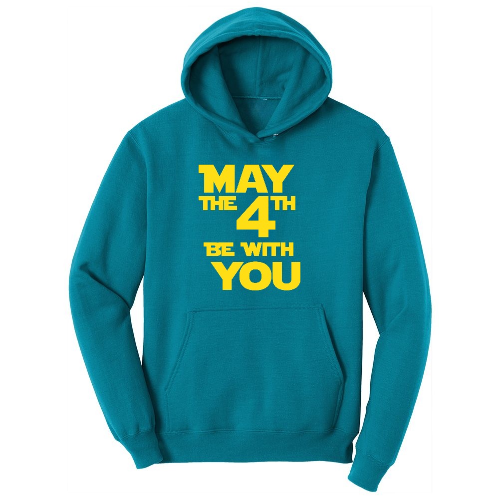 May the 4th Be With You Youth Hoodie - Teal