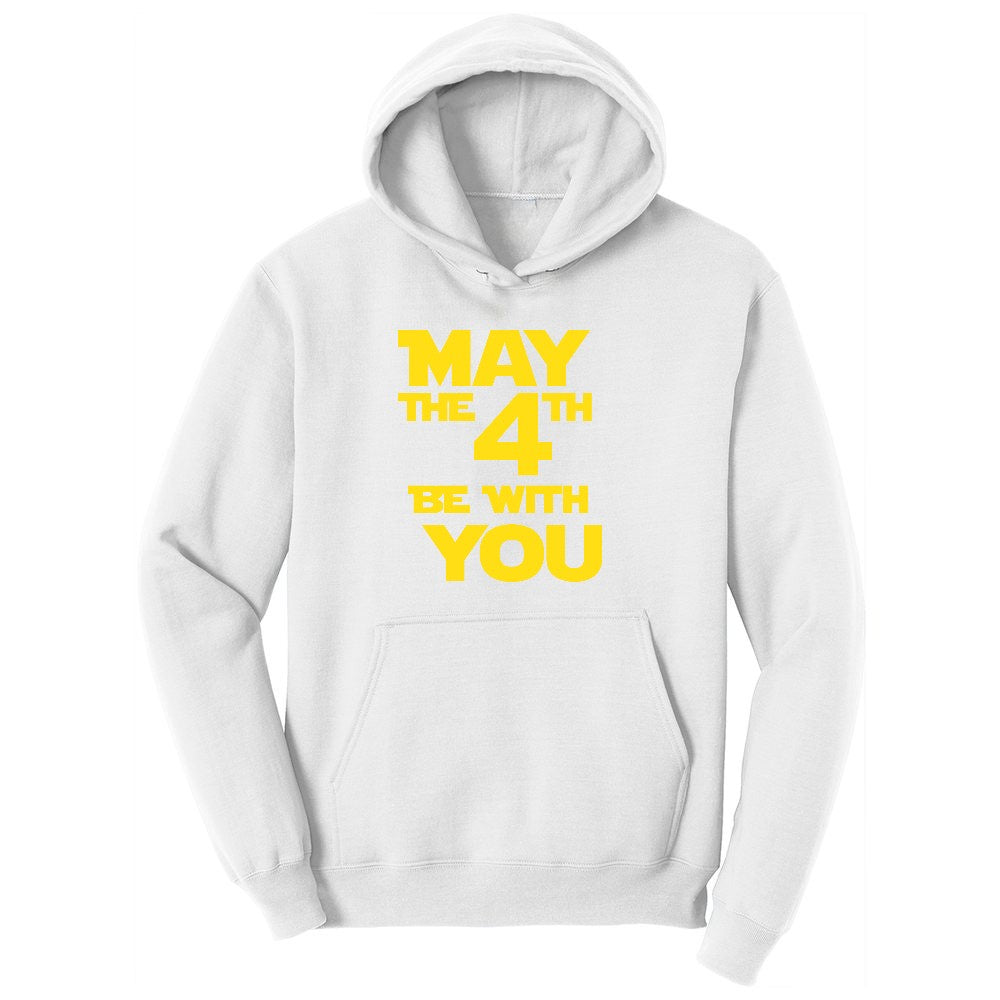 May the 4th Be With You Youth Hoodie - White