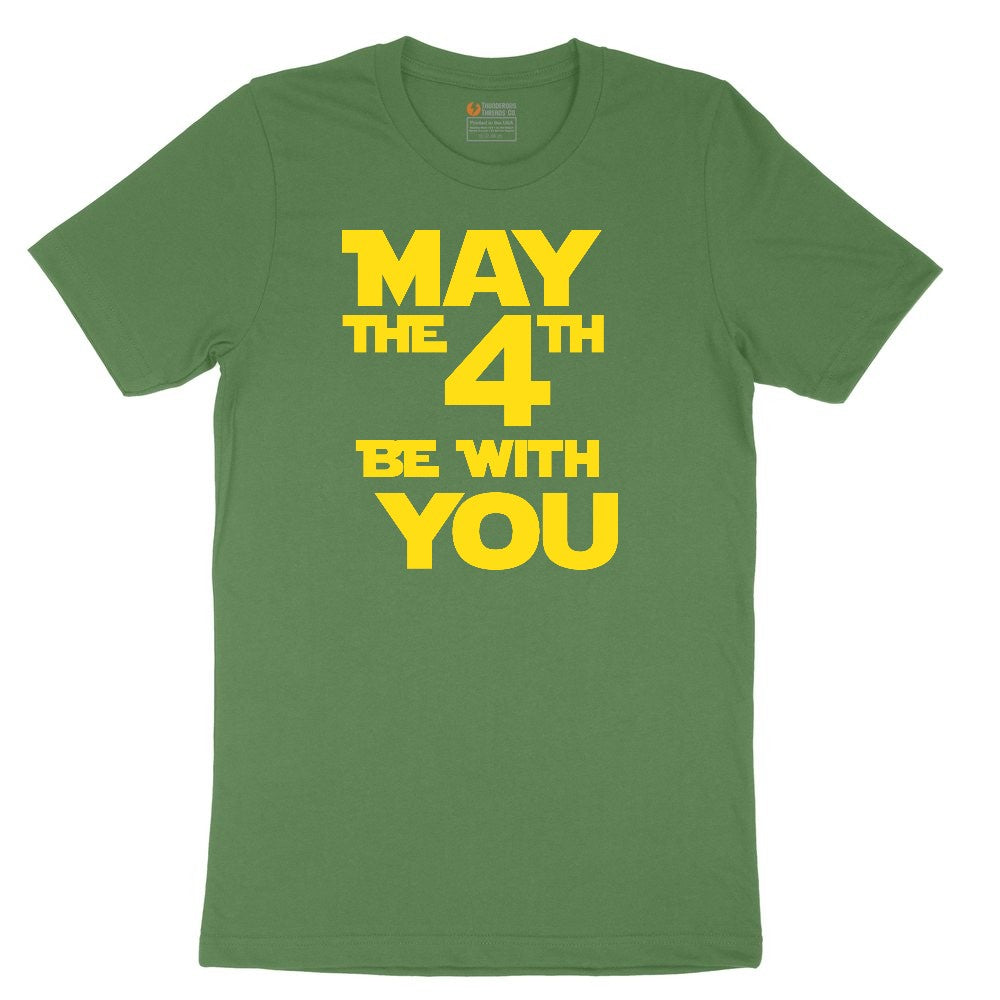 May the 4th Be With You Youth Short Sleeve Tee - Athletic Kelly