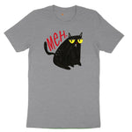 Meh Cat Design Youth Short Sleeve Tee - Athletic Heather
