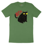 Meh Cat Design Youth Short Sleeve Tee - Athletic Kelly