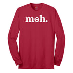 Meh Long Sleeve Tee - Red