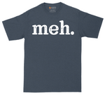 Meh tall t-shirt for men in Heather Navy