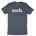 Meh Toddler Short Sleeve Tee - Heather Navy