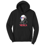 Merica George Washingtong Version Hoodie - Jet Black