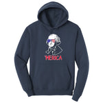 Merica George Washingtong Version Hoodie - Navy