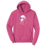 Merica George Washingtong Version Youth Hoodie - Sangria