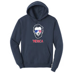 Merica Lincoln Version Hoodie - Navy