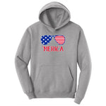 Merica Sunglasses Toddler Hoodie - Athletic Heather
