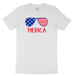 Merica Sunglasses Youth Short Sleeve Tee - White