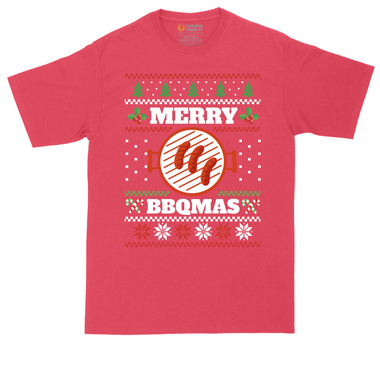 Merry BBQ Mas tall t-shirt for men in Jet Black